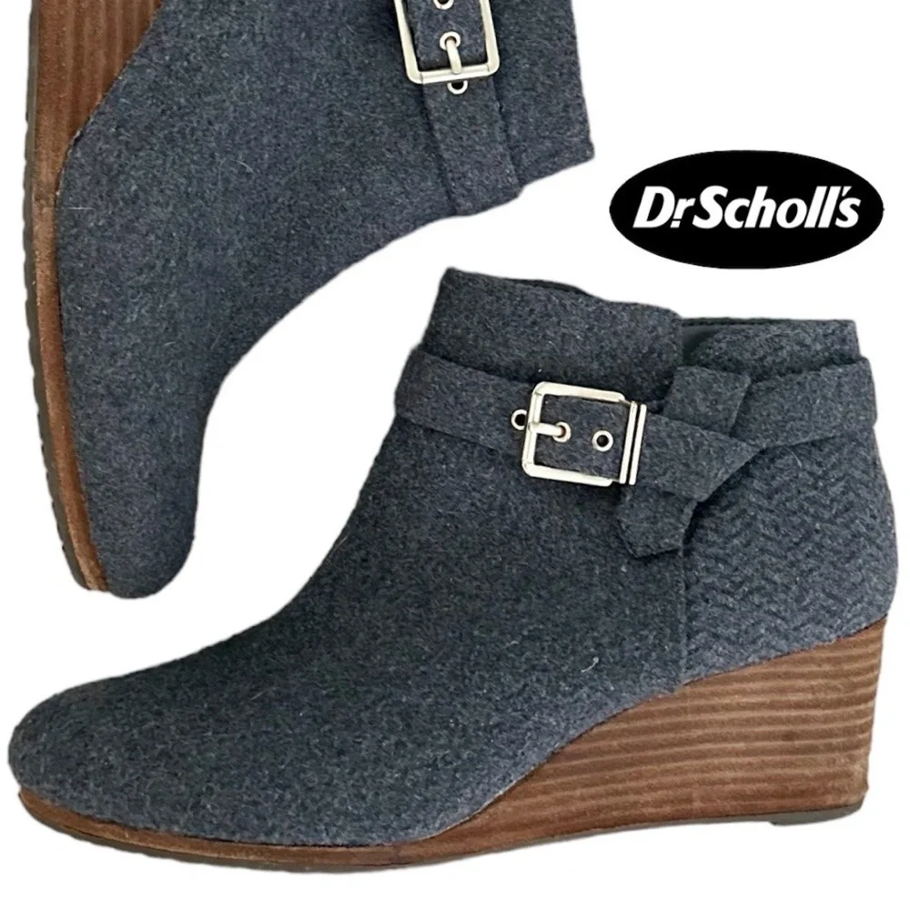 Dr. Scholl Foam Technology Darcy Wedge Booties women’s sz 8